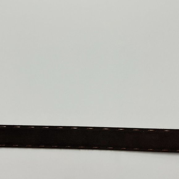 VICTOR VICTORIA Suede Leather Belt Italy 32" - 38" Waist Vintage Genuine… - Picture 13 of 13